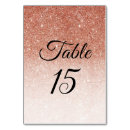 Search for rose gold table cards Foil
