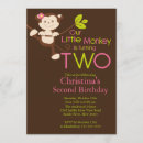 Search for monkey 2nd birthday invitations Party