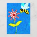 Search for cartoon bumble bee postcards Animal