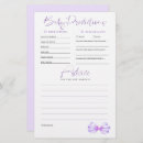 Search for purple baby shower games Baby predictions and advice
