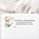 Search for rustic bridal shower return address labels Wildflower