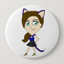 Search for chibi kitty badges Cute