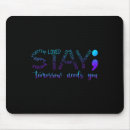 Search for positive emotion mousepads Depression awareness