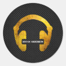 Search for headphones stickers Deejay