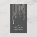 Search for software developer engineer business cards Modern