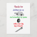Search for wrenches postcards For him