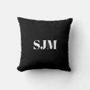 Search for masculine cushions Initials