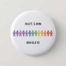 Search for autism puzzle badges acceptance