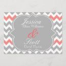 Search for salmon wedding invitations White