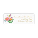 Search for wedding bouquet return address labels Watercolor