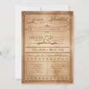 Search for sepia wedding invitations Brown