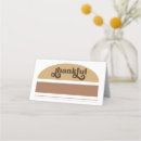 Search for thanksgiving place cards Brown