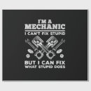 Search for auto mechanic wrapping paper Dad