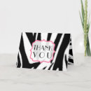Search for zebra print thank you cards Thanks