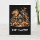 Search for house halloween cards Creepy