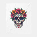Search for day of the dead blankets Trick or treat