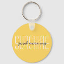 Search for good morning key rings Typography