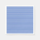 Search for navy blue and white stripes napkins Nautical