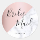 Search for blush pink wedding stickers Stylish