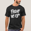 Search for friday the 13th tshirts Horror movie