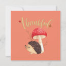 Search for cute hedgehog thank you cards Cartoon