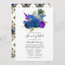 Search for peacock bridal shower invitations Gold