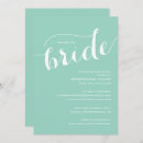 Search for tiffany bridal shower invitations Teal