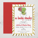 Search for new years baby invitations Red and gold