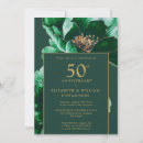Search for emerald anniversary invitations Botanical