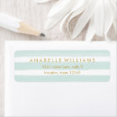 Search for chic stripes return address labels Modern
