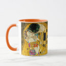 Search for gustav klimt the kiss mugs Gold