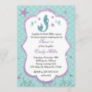Search for mermaid sweet 16 invitations Purple