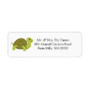 Search for cute turtle return address labels Animal