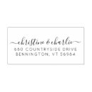 Search for return address rubber stamps Names
