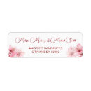 Search for cherry blossom return address labels weddings Floral