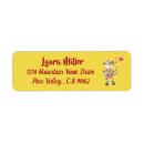 Search for cartoon flower return address labels Adorable