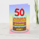 Search for cake 50th birthday cards Fun