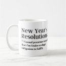 Search for new years resolution mugs Funny