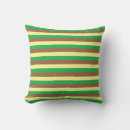 Search for green and brown cushions Stripes