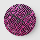 Search for hot pink clocks Stripes
