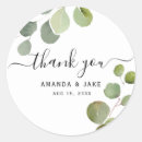 Search for leaf wedding stickers Eucalyptus