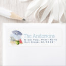 Search for beach chairs return address labels Blue