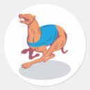 Search for dog running stickers Greyhound