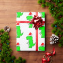 Search for dino christmas wrapping paper Cartoon