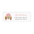 Search for dog return address labels Cute