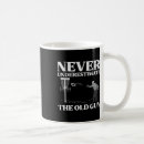 Search for old disc mugs Golfer