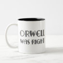 Search for dystopia mugs Orwell