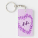 Search for orchids rectangular key rings Purple