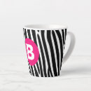 Search for black and white zebra stripes mugs Trendy