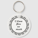 Search for romantic round key rings Husband